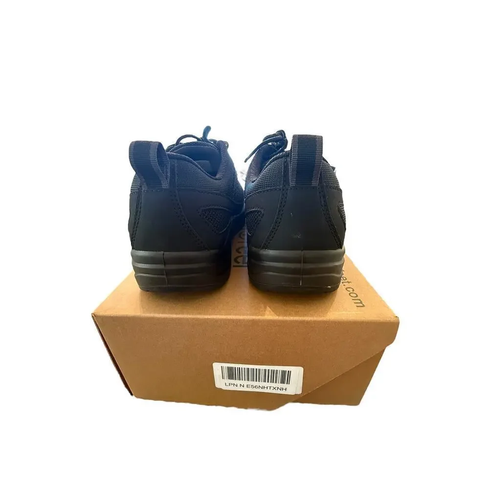 Orthofeet Men's Black Comp-Toe Orthopedic Cobalt Work Shoes Size 7.5